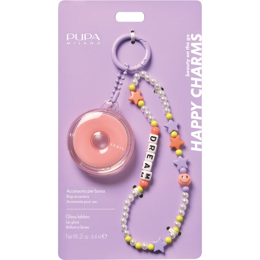 PUPA HAPPY CHARMS DREAM 001 + LIP GLOSS SUGAR PINK