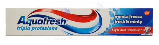 AQUAFRESH DENTIFRICIO 2X75ML TRIPLA PROTEZIONE MENTA FRESCA