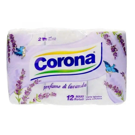 CORONA CARTA IGIENICA 2 VELI 12 ROTOLI LAVANDA