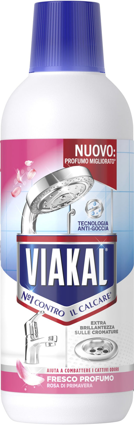 VIAKAL LIQUIDO 470ML FRESCO PROFUMO ROSA DI PRIMAVERA