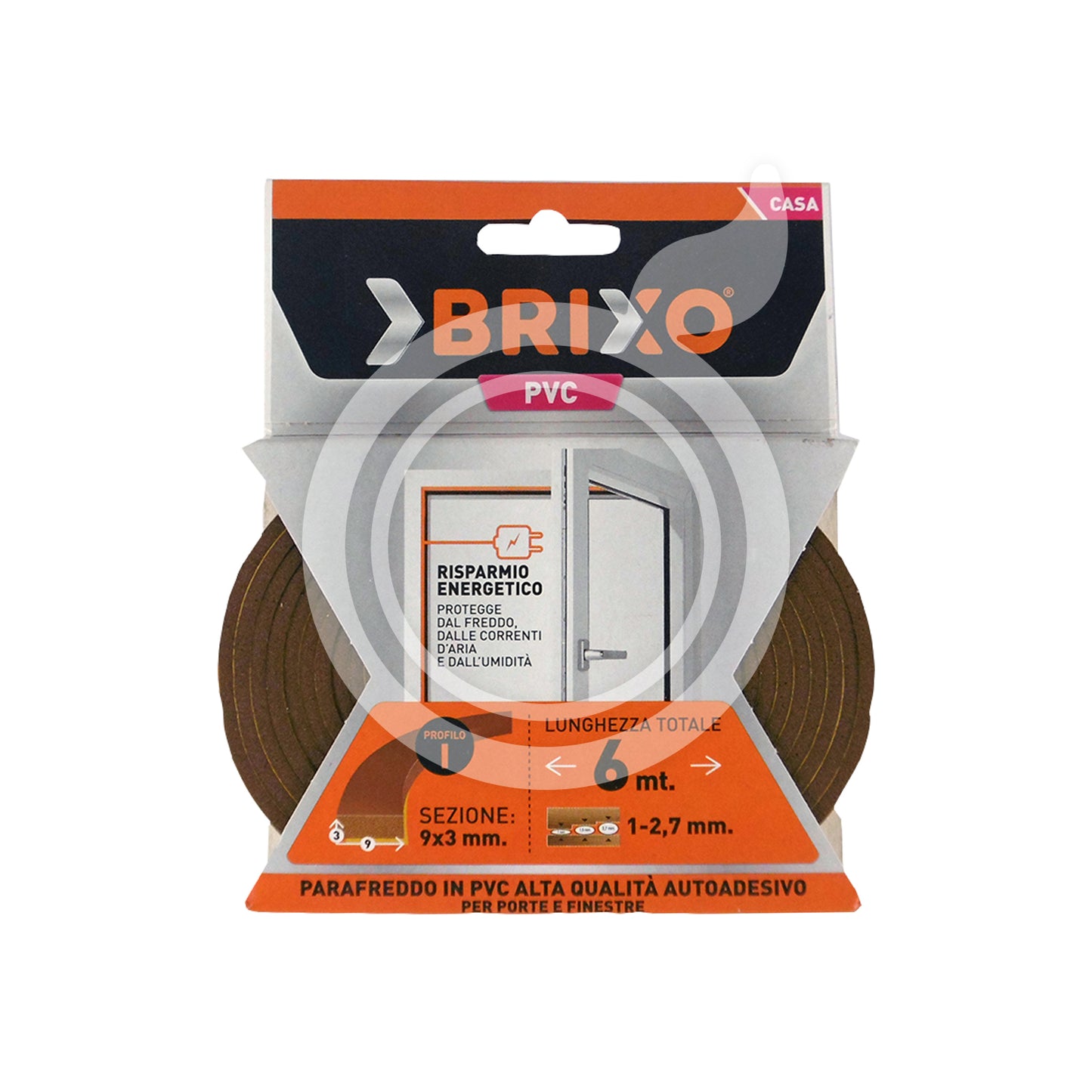 BRIXO PARAFREDDO IN PVC 6MT 9X3MM PROFILO I 1-2,7MM