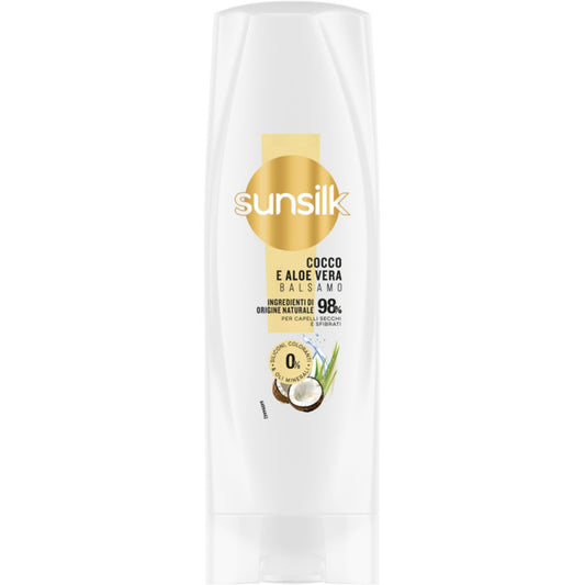 SUNSILK BALSAMO 200ML COCCO E ALOE VERA CAPELLI SECCHI E SFIBRATI