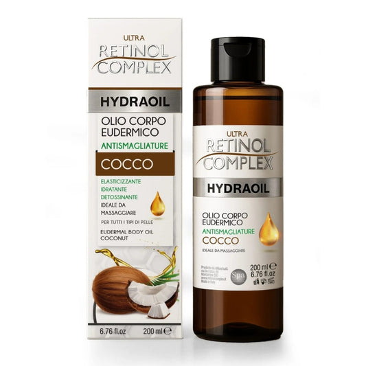 ULTRA RETINOL COMPLEX HYDRAOIL OLIO CORPO 200ML ANTISMAGLIATURE COCCO