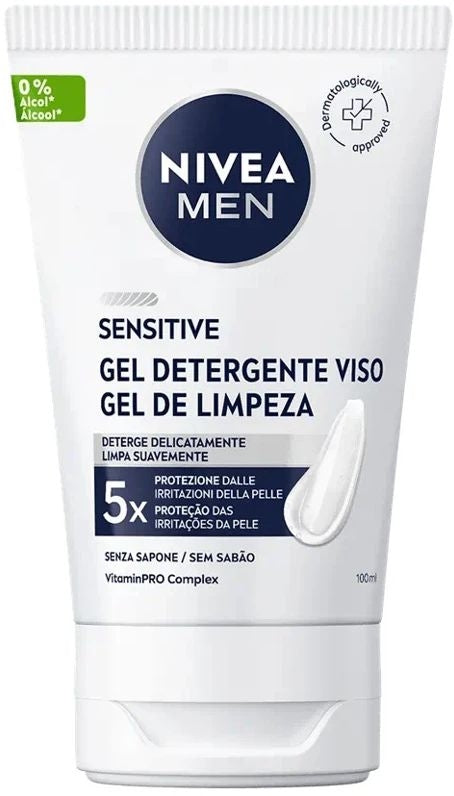 NIVEA MEN SENSITIVE GEL DETERGENTE VISO 100ML
