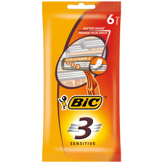 BIC RASOIO SENSITIVE 3 LAME 6PZ