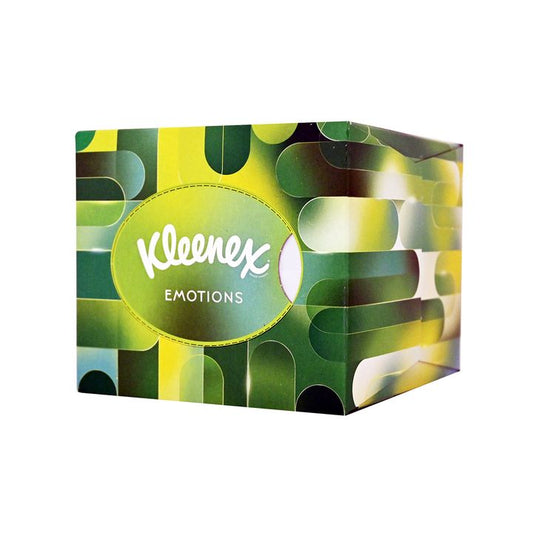 KLEENEX EMOTIONS VELINE BOX CUBO X48