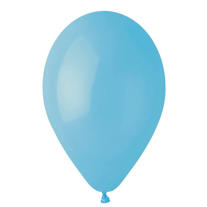 BIG PARTY 25 PALLONCINI MEDIUM CM.26 CELESTE BABY