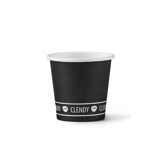 CLENDY BIO BICCHIERINI CARTA 75ML 2,5oz 50PZ NERO