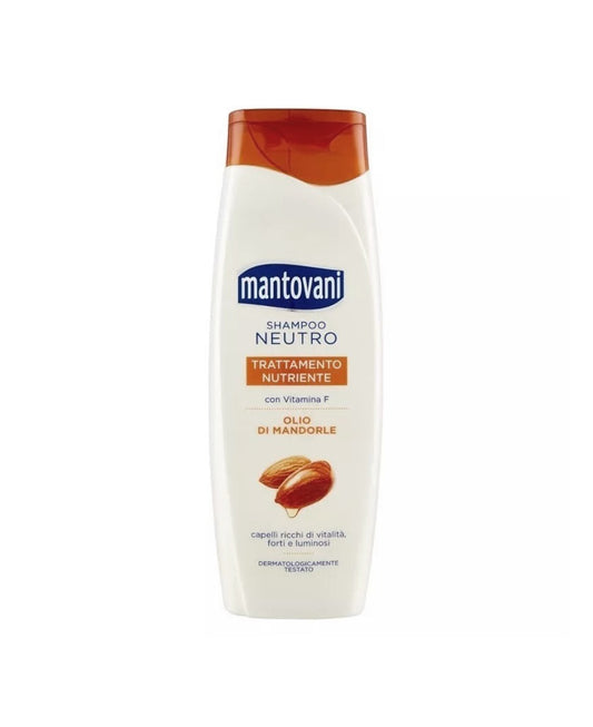 MANTOVANI SHAMPOO 400ML NEUTRO TRATTAMENTO NUTRIENTE OLIO DI MANDORLE