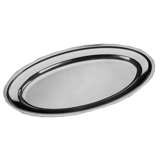 BORELLA BEST VASSOIO OVALE INOX CM.50