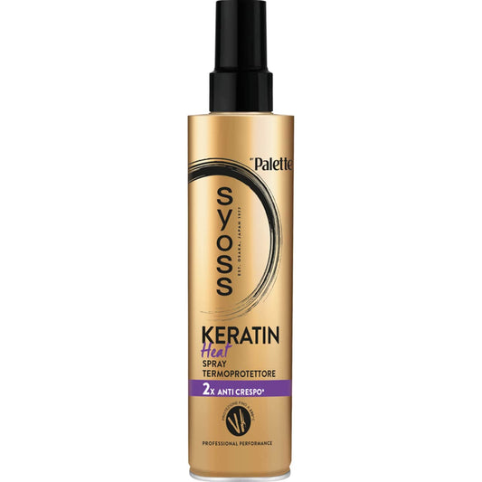 SYOSS BY PALETTE KERATIN HEAT SPRAY TERMOPROTETTORE 2X ANTI CRESPO 200ML