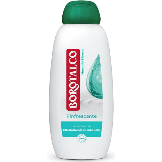 BOROTALCO BAGNODOCCIA 450ML RINFRESCANTE MUSCHIO BIANCO