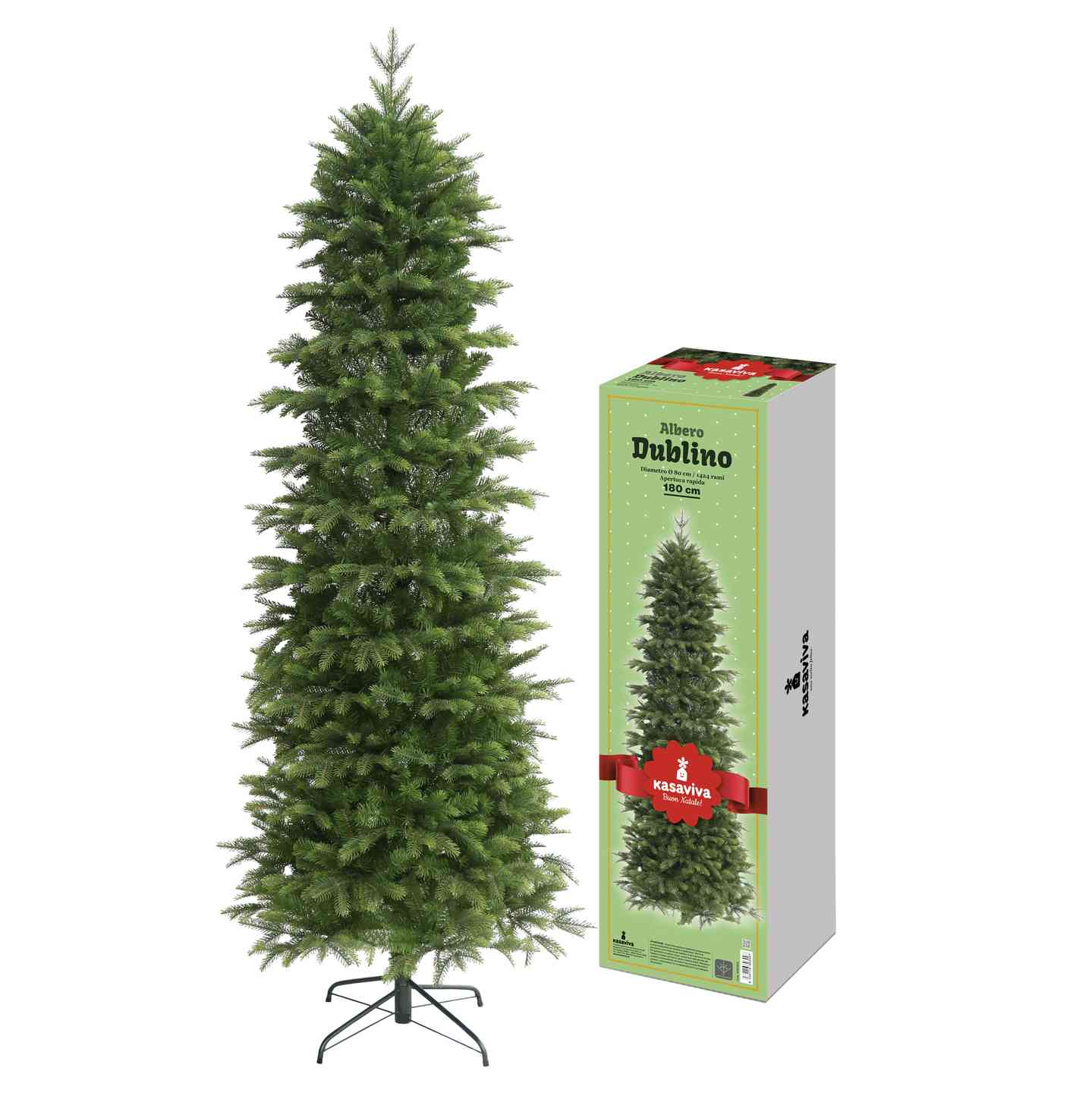 KASAVIVA NATALE ALBERO DUBLINO CM.180 TIPS 1424