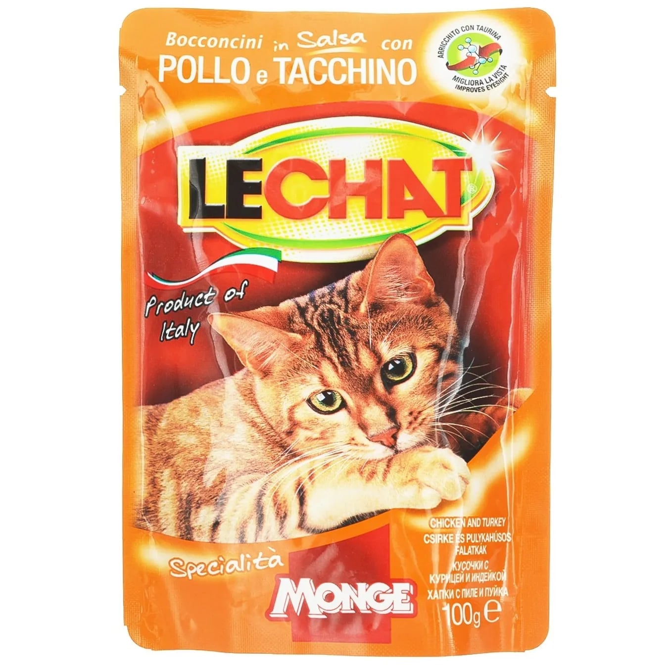 LECHAT BOCCONCINI IN SALSA 100G POLLO E TACCHINO