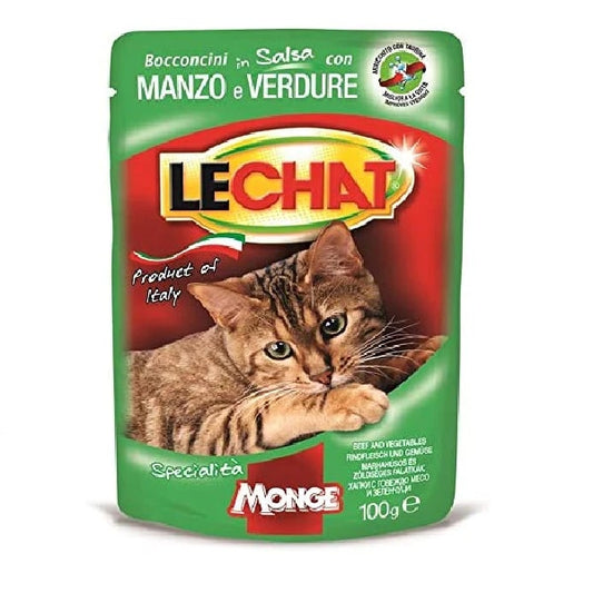 LECHAT BOCCONCINI IN SALSA 100G MANZO E VERDURE
