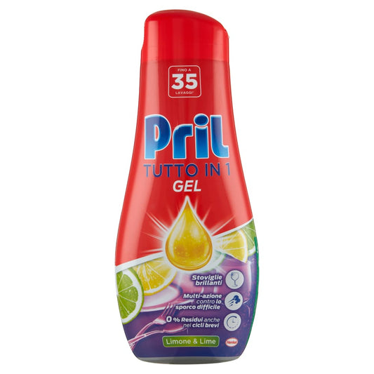 PRIL GEL TUTTO IN 1 GEL 630ML 35LAV. LIMONE & LIME