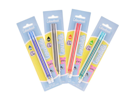 COLOURBOOK PENNA CANCELLOTTA REFILL GEL BLU 2PZ