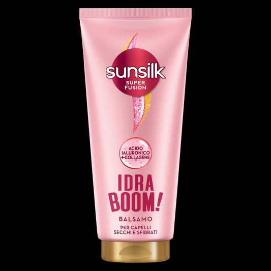 SUNSILK SUPER FUSION BALSAMO 180ML IDRA BOOM CAPELLI SECCHI E SFIBRATI