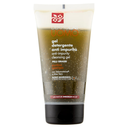 DERMOLAB UOMO GEL DETERGENTE ANTI IMPURITA' PELLI GRASSE 150ML
