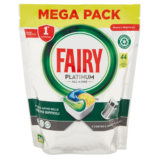 FAIRY PLATINUM ALL IN ONE LIMONE X44 CAPS MEGA PACK