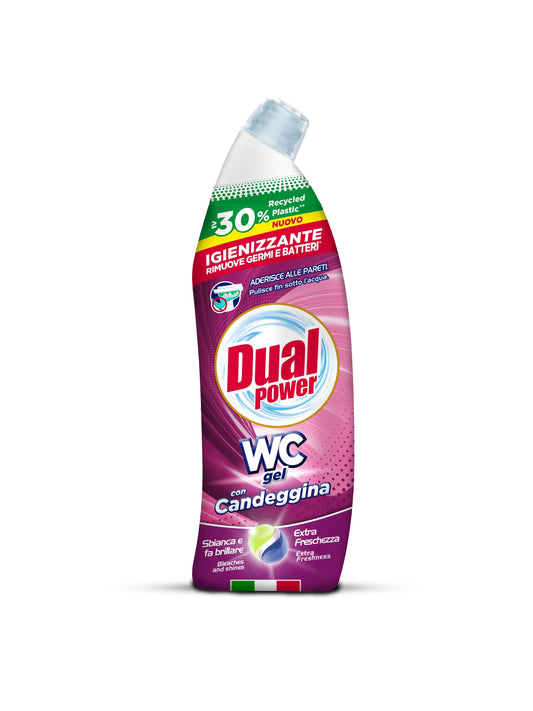 DUAL POWER WC GEL 700ML CON CANDEGGINA