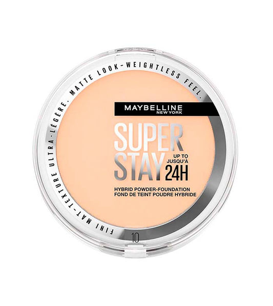 MAYBELLINE SUPERSTAY 24H HYBRID POWDER FONDOTINTA 10