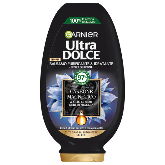 GARNIER ULTRA DOLCE BALSAMO 360ML CARBONE MAGNETICO