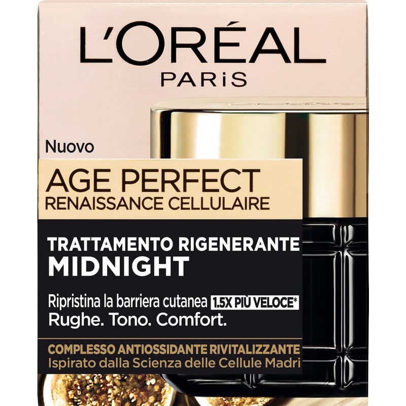 L'OREAL AGE PERFECT RENAISSANCE CELLULAIRE TRATTAMENTO RIGENERANTE MIDNIGHT 50ML