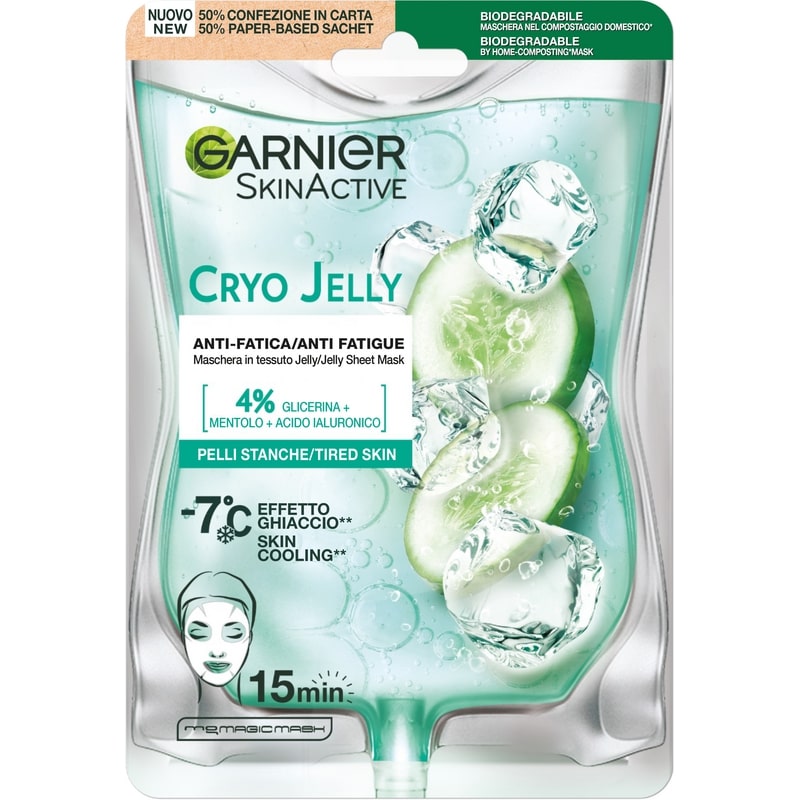 GARNIER SKIN ACTIVE MASCHERA IN TESSUTO CRYO JELLY ANTI-FATICA -7 PELLI STANCHE