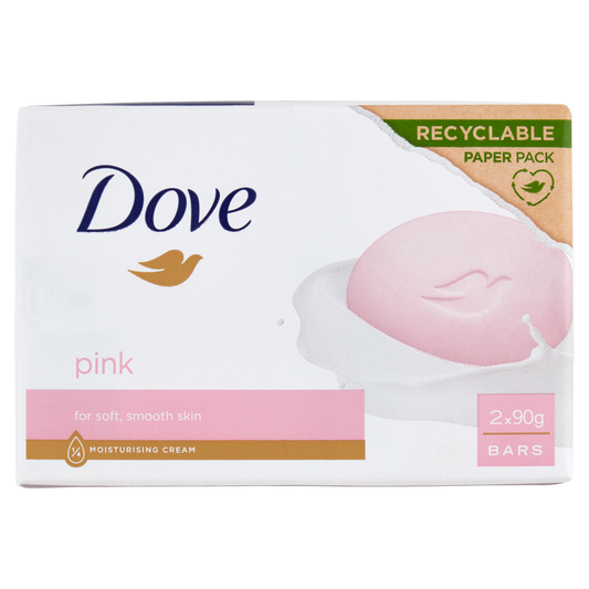 DOVE SAPONE 2X90G 3IN1 PINK