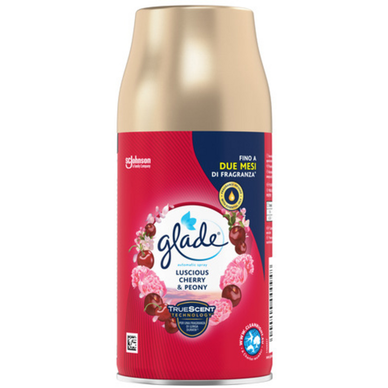 GLADE AUTOMATIC SPRAY RICARICA 269ML LUSCIOUS CHERRY & PEONY