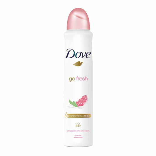 DOVE DEO SPRAY 250ML GO FRESH POMEGRANATE & LEMON VERBENA SCENT 48H