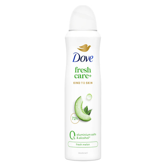 DOVE DEO SPRAY 150ML FRESH CARE+ FRESH MELON 0% 72H