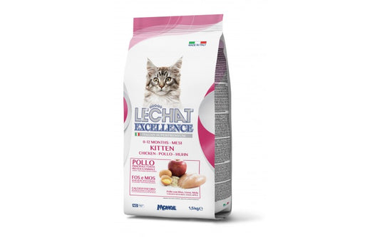 LECHAT EXCELLENCE CROCCANTINI 1,5KG 0-12 MESI KITTEN POLLO