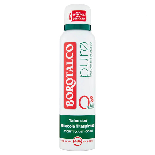 BOROTALCO DEO SPRAY 150ML PURO 0% SALI PROFUMO DI BOROTALCO