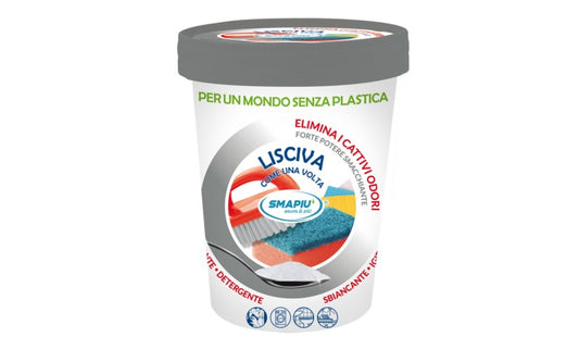 SMAPIU' LISCIVA COME UNA VOLTA 500G SGRASSANTE-DETERGENTE SBIANCANTE-IGIENIZZANTE