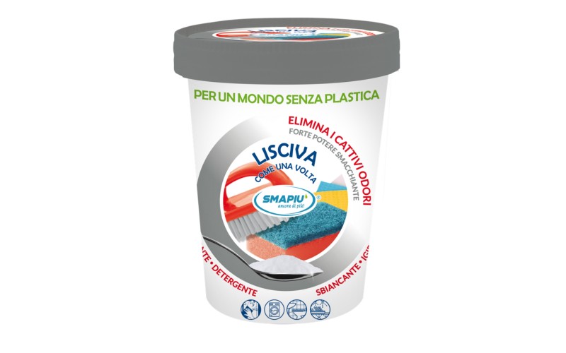 SMAPIU' LISCIVA COME UNA VOLTA 500G SGRASSANTE-DETERGENTE SBIANCANTE-IGIENIZZANTE