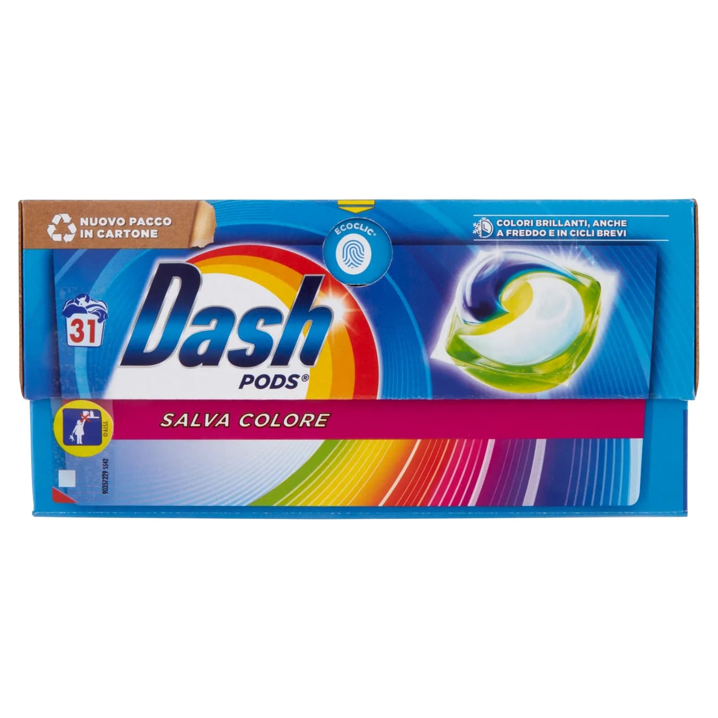 DASH PODS NUOVO PACCO IN CARTONE 31PZ SALVA COLORE