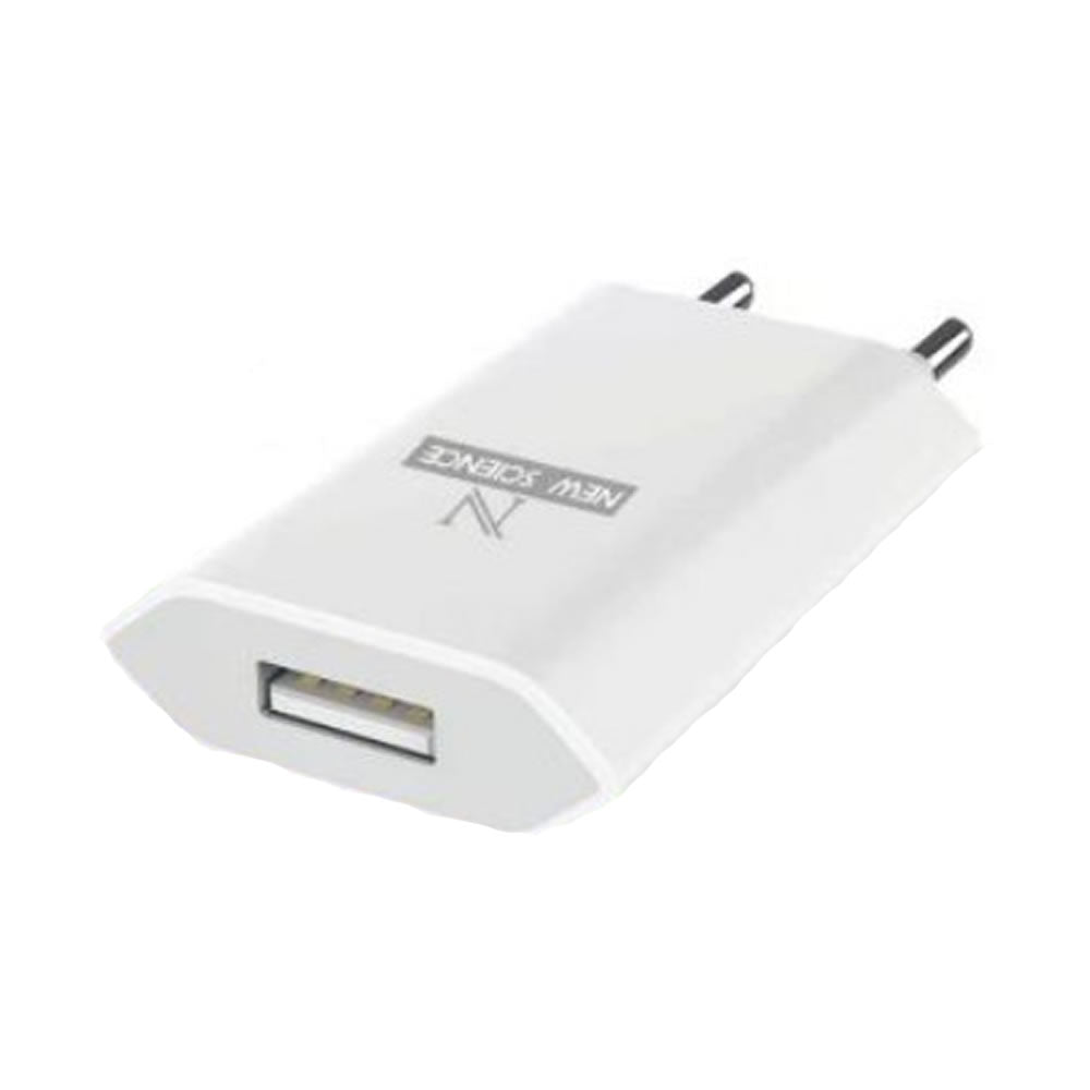 NEW SCIENCE CARICATORE DA RETE FISSA 1 USB 2.4A