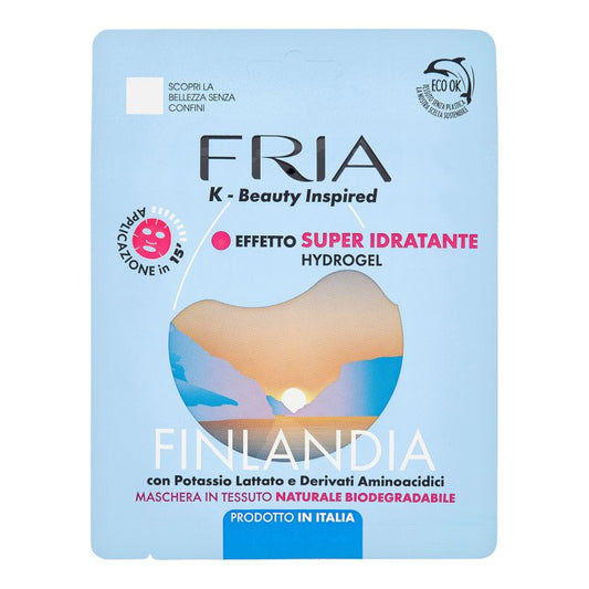 FRIA K - BEAUTY INSPIRED MASCHERA IN TESSUTO MONODOSE FINLANDIA EFFETTO SUPER IDRATANTE HYDROGEL CON POTASSIO LATTATO E DERIVATI AMINOACIDI