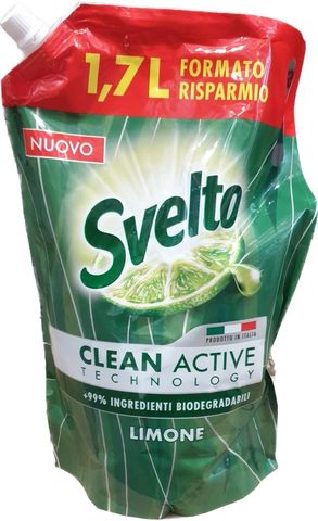 SVELTO PIATTI ECORICARICA 1,7L CLEAN ACTIVE TECHNOLOGY LIMONE