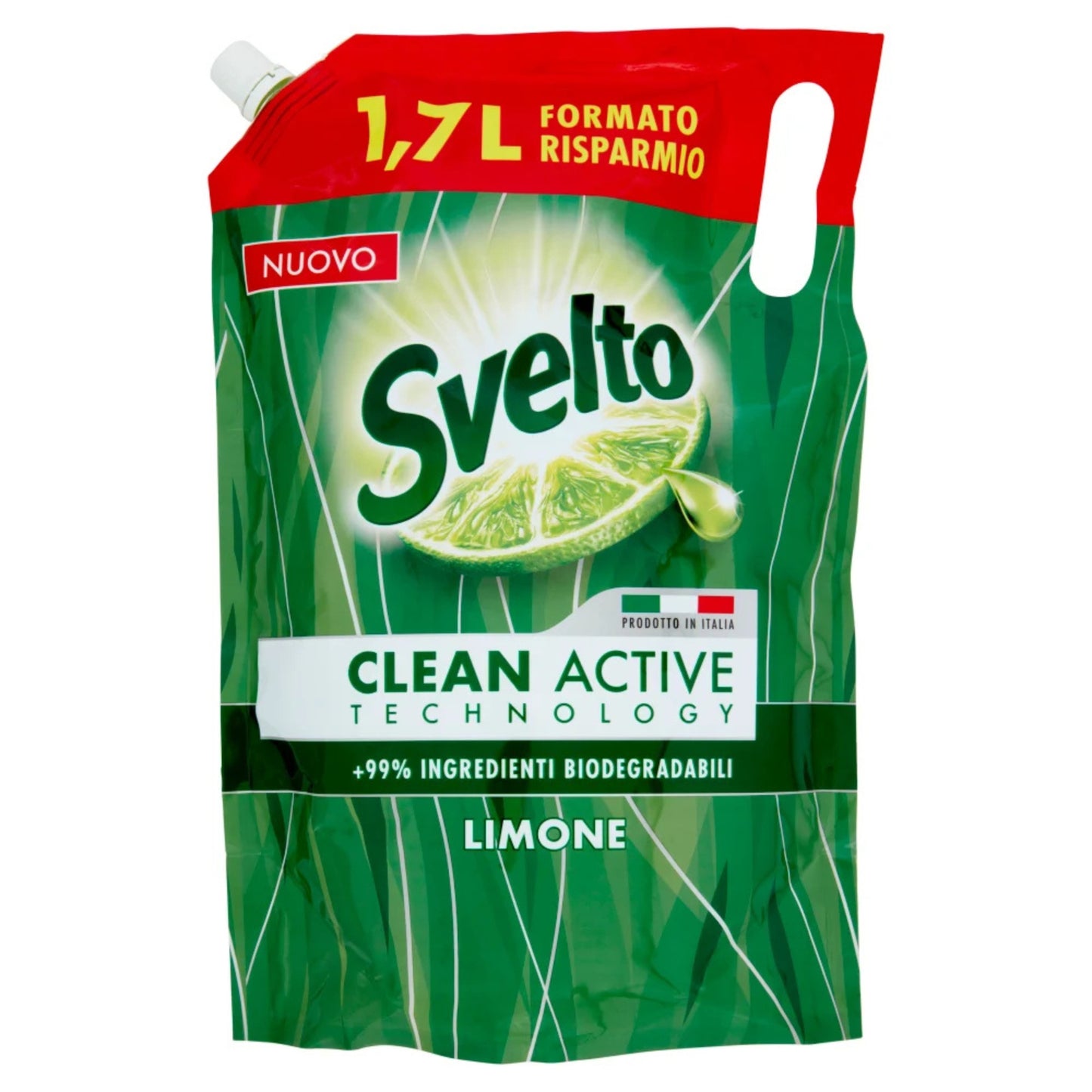 SVELTO PIATTI ECORICARICA 1,7L CLEAN ACTIVE TECHNOLOGY LIMONE