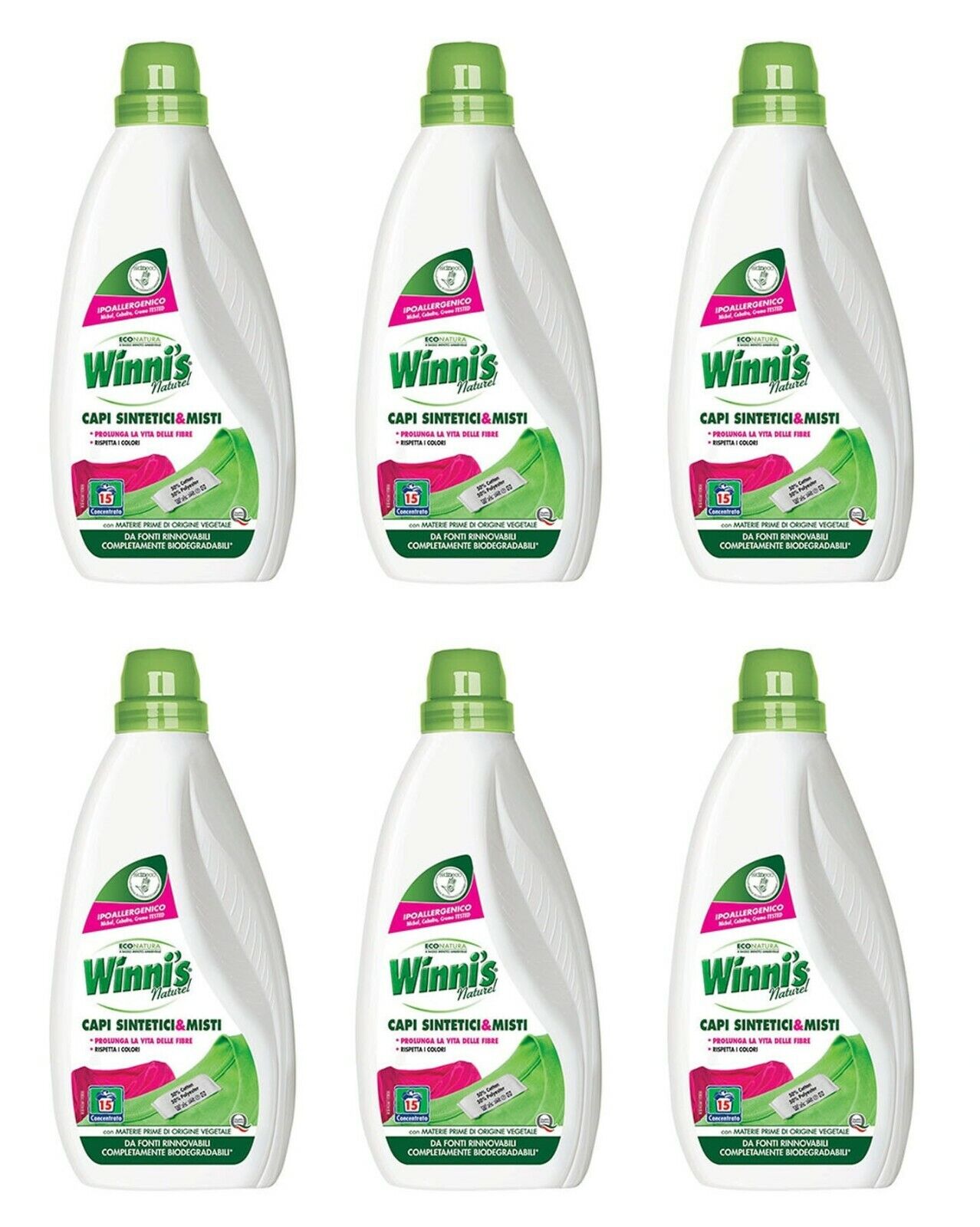 WINNI'S CAPI SENTETICI&MISTI LIQUIDO 750ML 15 LAVAGGI CONCENTRATO