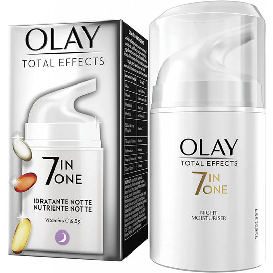 OLAZ OLAY TOTAL EFFECTS 7IN1 CREMA NOTTE IDRATANTE E NUTRIENTE SPF15 50ML