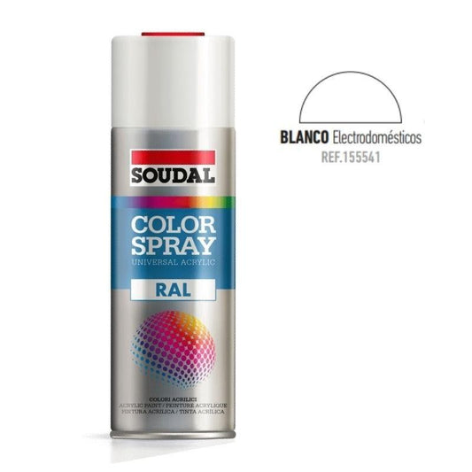 SOUDAL COLOR SPRAY RAL BIANCO ELETTRODOMESTICI 400ML