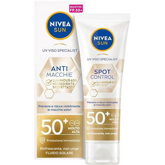 NIVEA SUN UV VISO SPECIALIST ANTI MACCHIE LUMINOUS 630 FLUIDO SOLARE 40ML SPF 50+