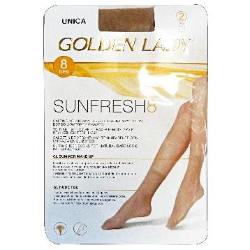 GOLDEN LADY CALZINO SUNFRESH 8DEN SAHARA 2 PAIA