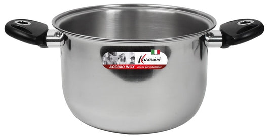 KASAVIVA PENTOLA ACCIAIO INOX INDUZIONE 2M. CM.18