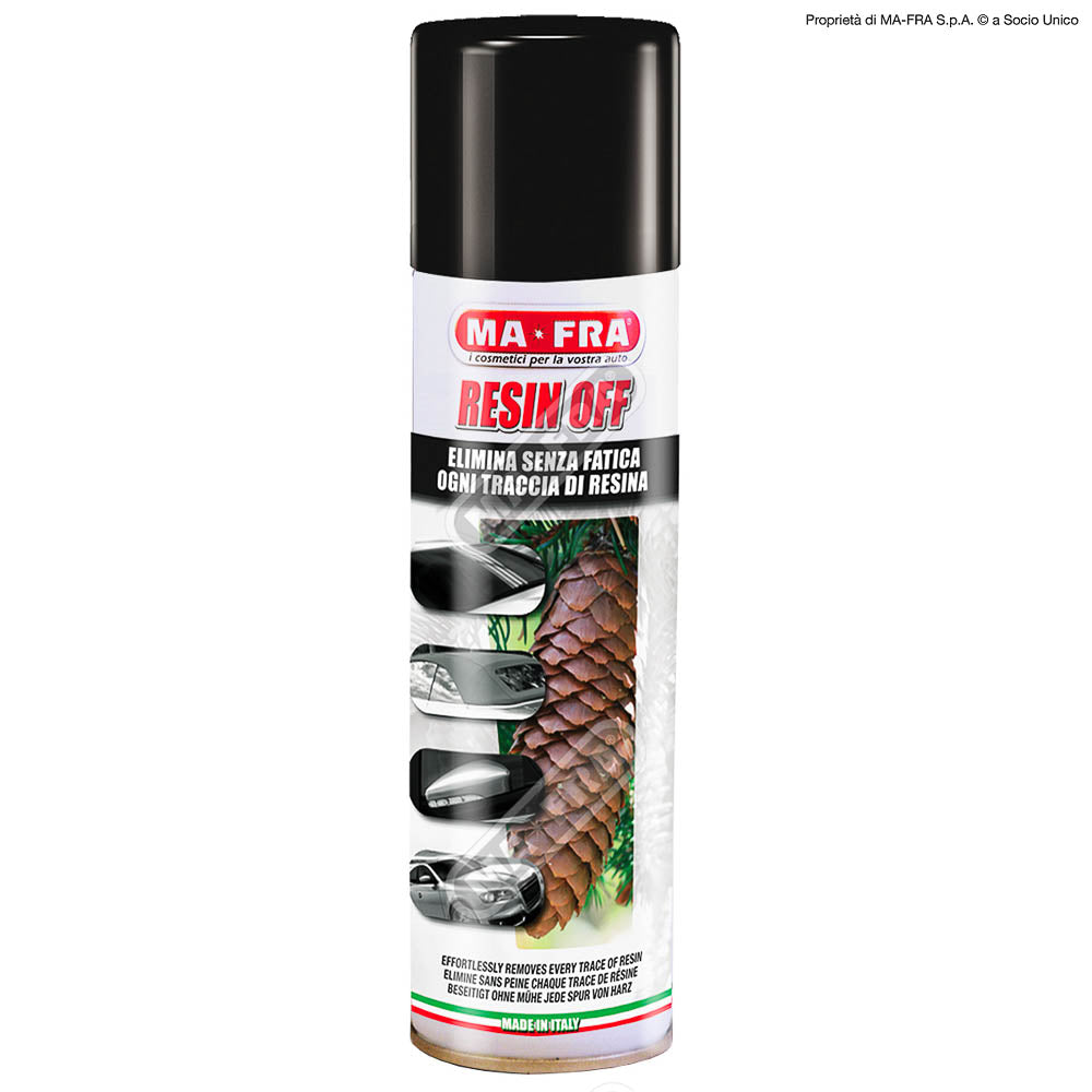 MAFRA RESIN OFF SPRAY 250ML ELIMINA SENZA FATICA OGNI TRACCIA DI RESINA