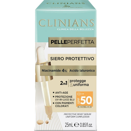 CLINIANS PELLEPERFETTA SIERO PROTETTIVO 2IN1 SPF50 ALTA 25ML